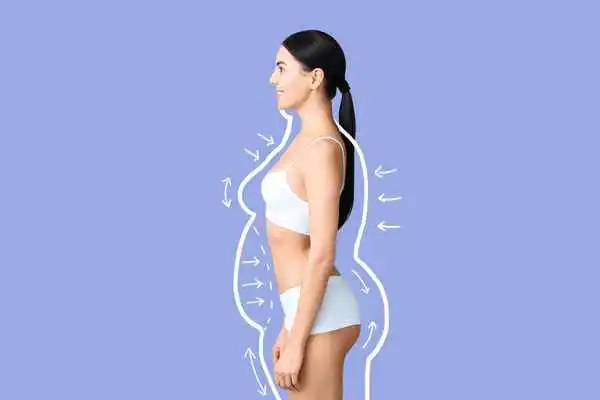 image of woman experiencing fat reduction treatment  Maidstone
