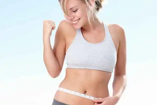 woman happy after fat reduction treatment  Maidstone