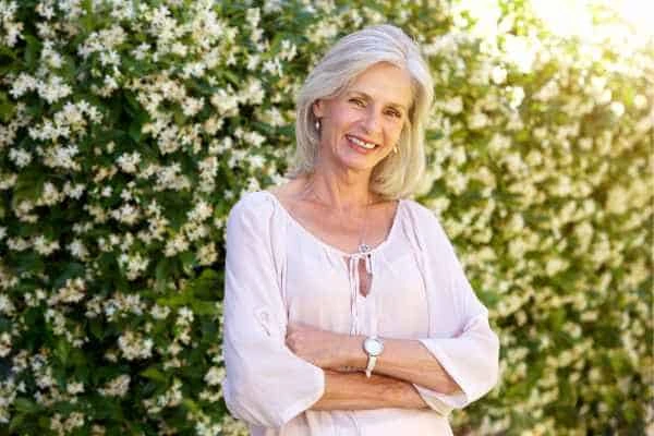 Older woman happy with urinary incontinence treatment Maidstone