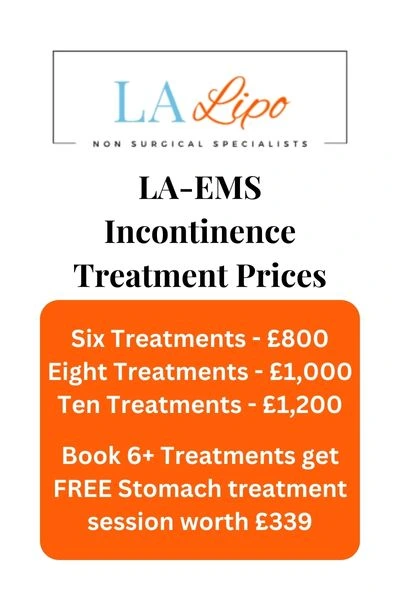 LA-EMS Incontinence Treatment Prices  Maidstone