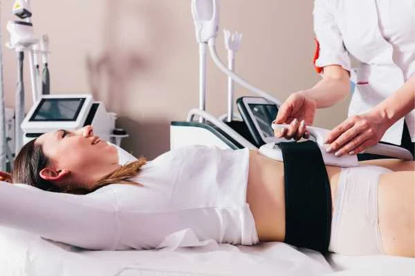 woman having body sculpting to help improve her body image and her mental health Maidstone
